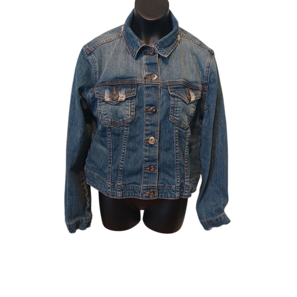 S Jean Jacket - Vintage Havana - Distressed 6113